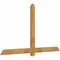 Ekena Millwork Eugene Rough Sawn Timber Gable Bracket, Western Red Cedar, 72"W x 42"H x 2"D x 4"F, 14/12 Pitch GBW072X42X0204EUG00RWR - alternate 5